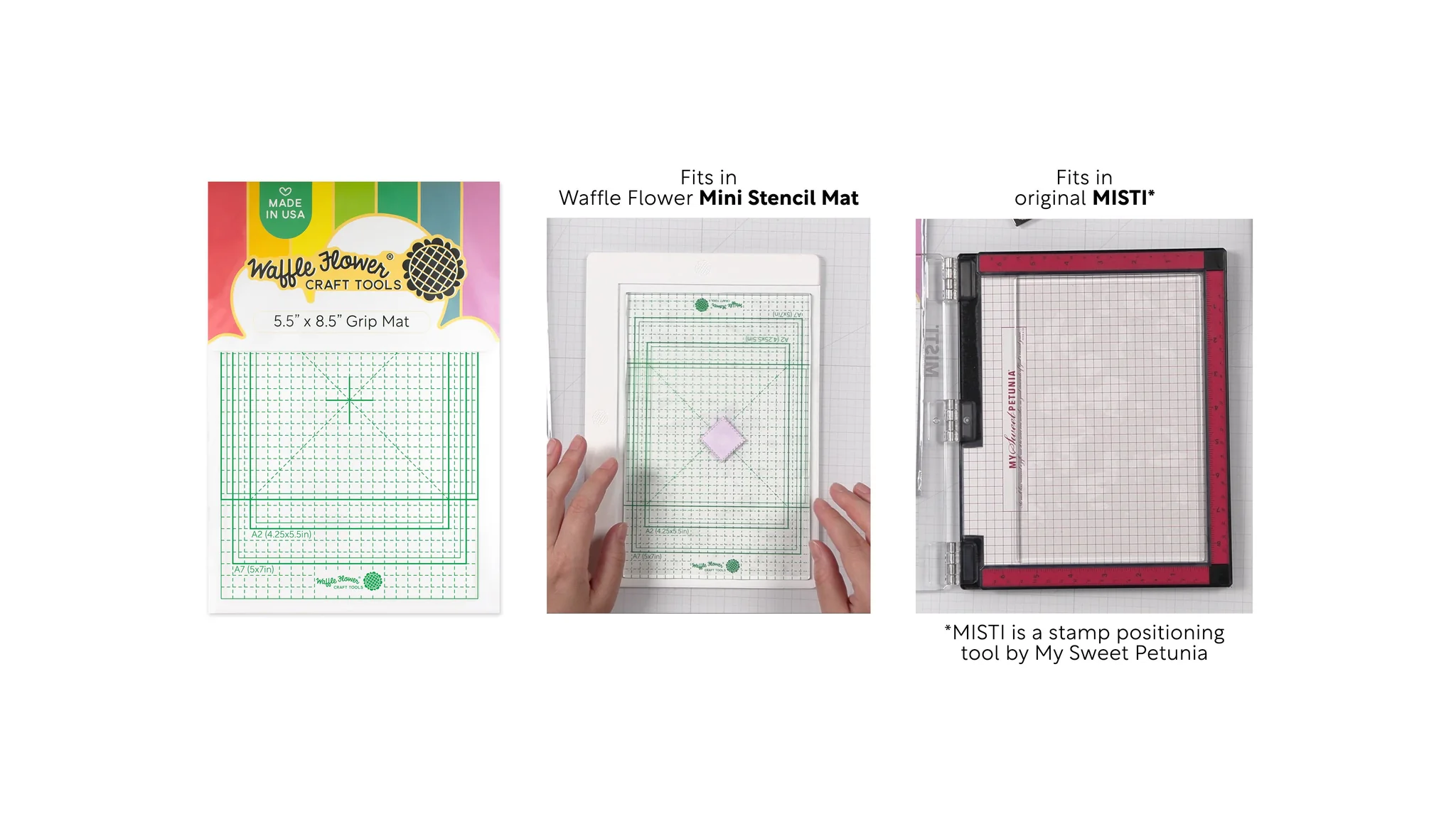 Waffle Flower - 6.5x8.5 Grip Mat 4 Waffle Flower - 6.5x8.5 Grip Mat – Bild 2