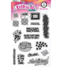ABM Cling Stamp - Mixed Media Play Essentials Nr.131