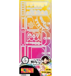 SL Cutting Die - Ini-Mini Zig-zag Journal Mixed-Up Collection Nr.417