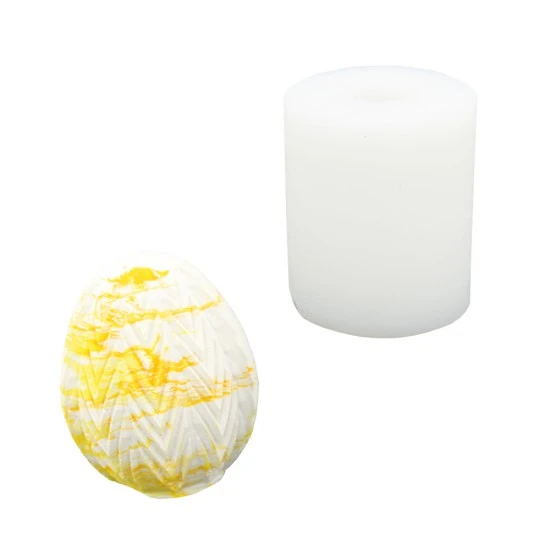 Silicone Mold 6,3cm X 6,3cm X 7,1cm - Arrow Pattern Egg 3 Silicone Mold 6,3cm X 6,3cm X 7,1cm - Arrow Pattern Egg