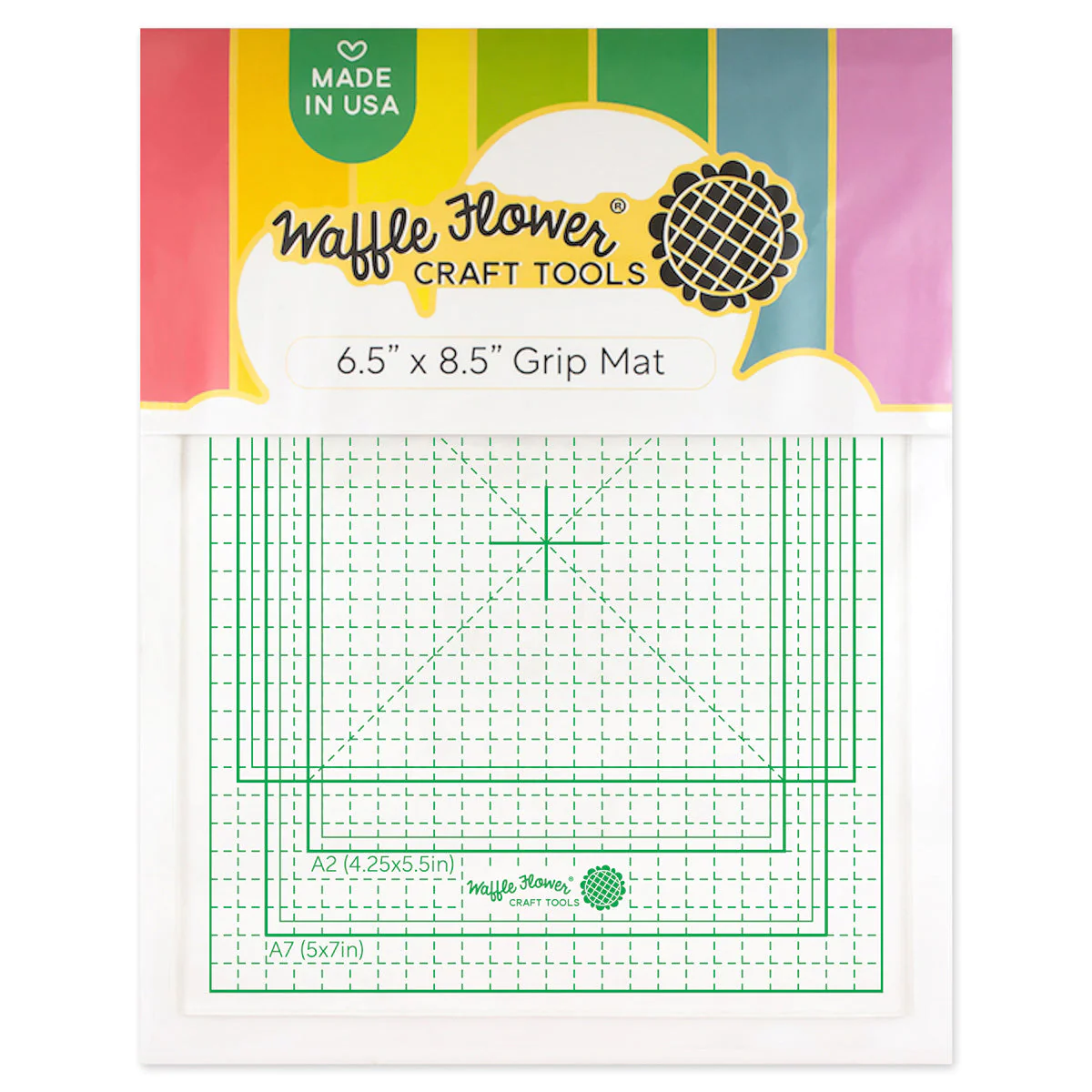 Waffle Flower - 6.5x8.5 Grip Mat 3 Waffle Flower - 6.5x8.5 Grip Mat