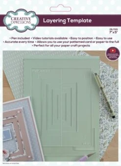 Creative Expressions Layering Template 7 In X 5 In