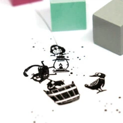 Cat On Appletrees - Ministempel-Adventskalender 5 -Bürobedarf Rabatte ministempel adventskalender 54