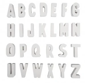 Silikon Gießform ABC 3 Silikon Gießform ABC