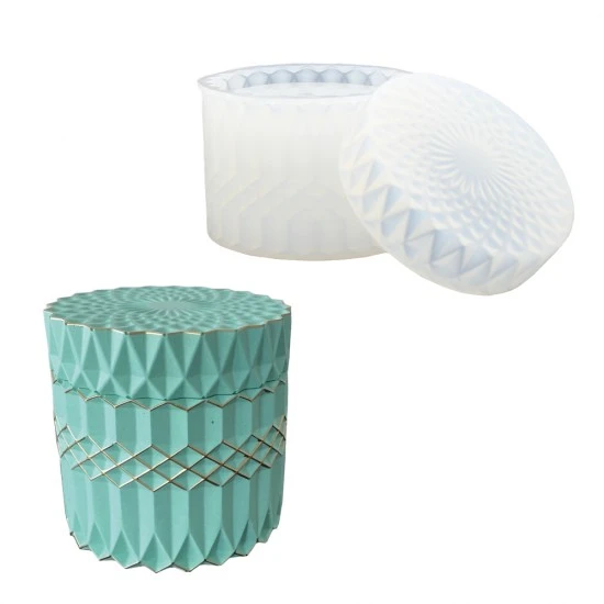 Silicone Mold - Candle Box With Lip 3 Silicone Mold - Candle Box With Lip