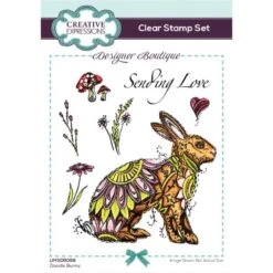 Creative Expressions Designer Boutique Doodle Bunny